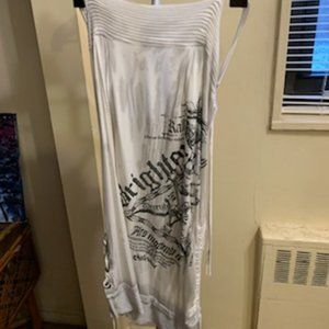 Salvage White Dress With Amazing Detail